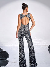 Missord Women's Shiny Sequin Jumpsuit